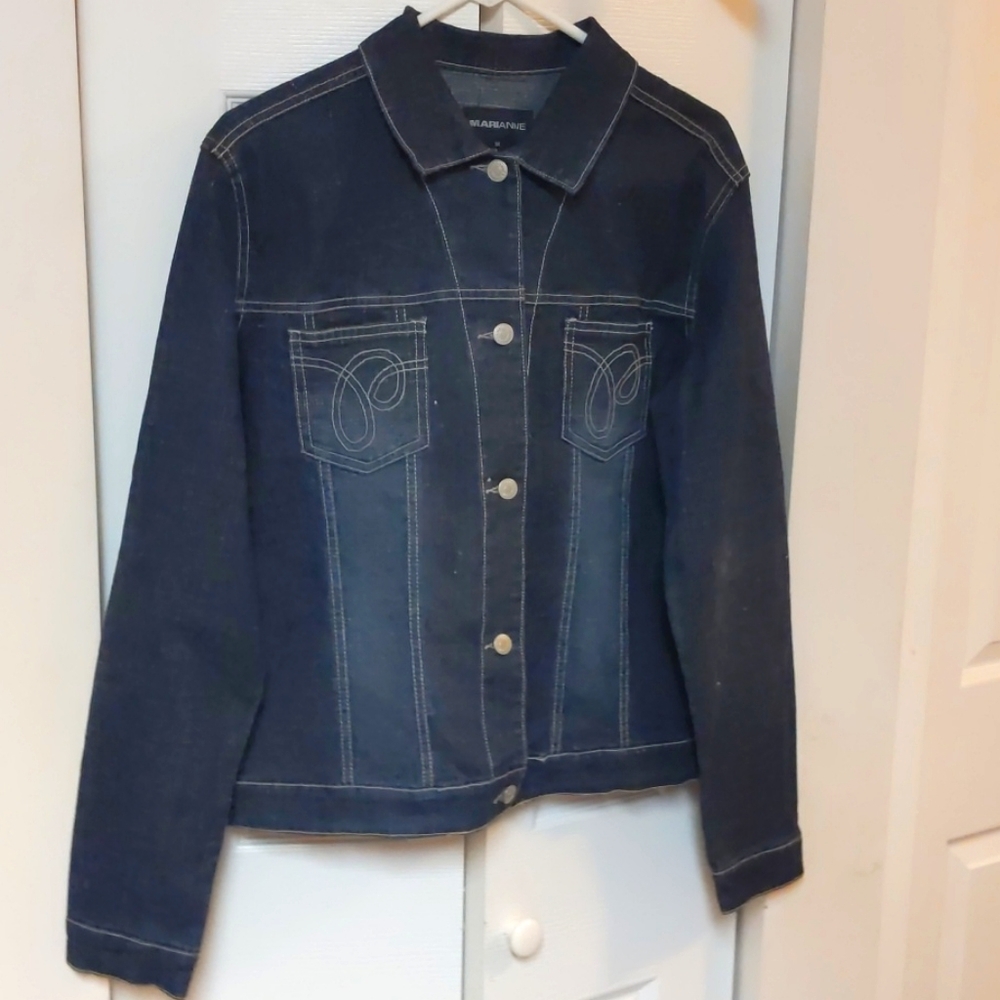 Marianne denim coat size 1X